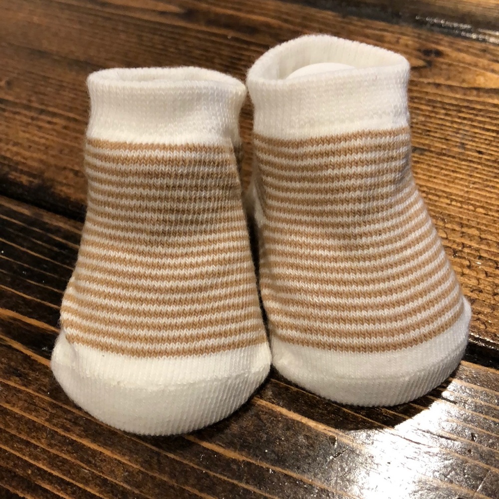 Country Kids Striped Organic Cotton Socks 0-3M